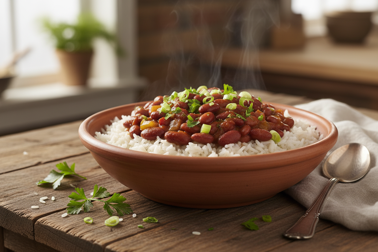 Nebraska Red Beans and Rice