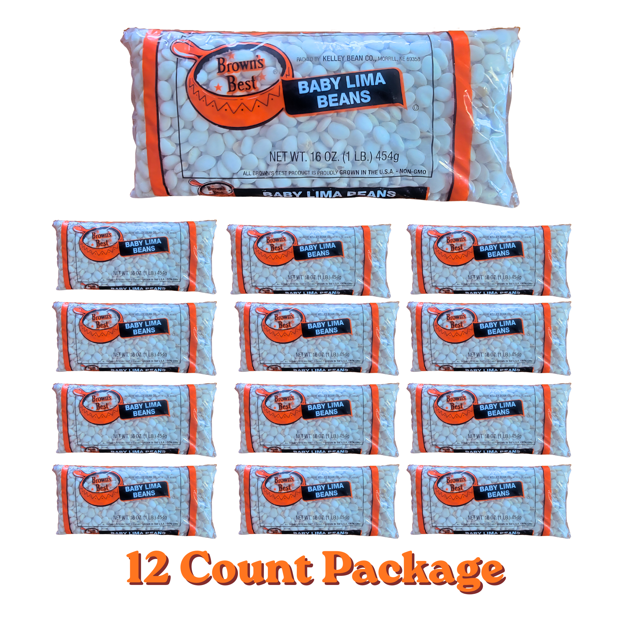 Baby Lima Beans 1 LB. Bag
