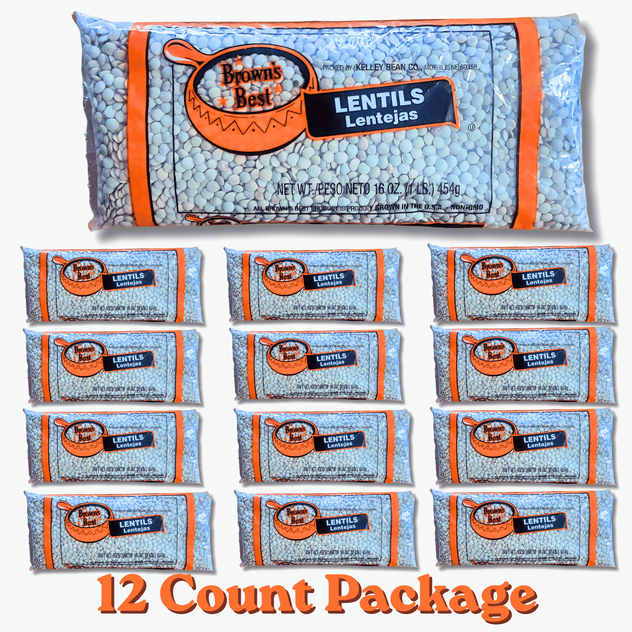 Lentils 1 LB. Bag