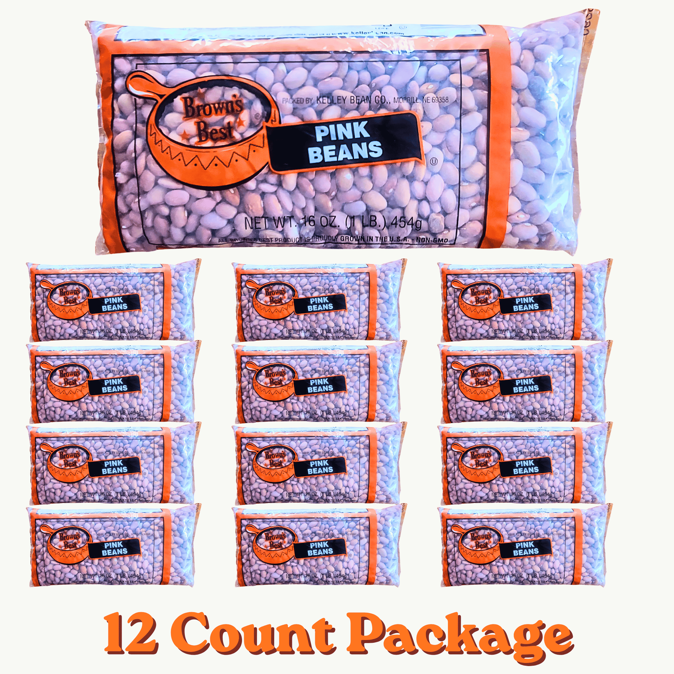 Pink Beans 1 LB. Bag